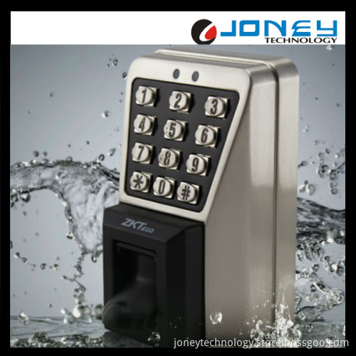 Metal Anti-Vandal IP65 Vandalproof Outdoor Fingerprint Access Control Reader